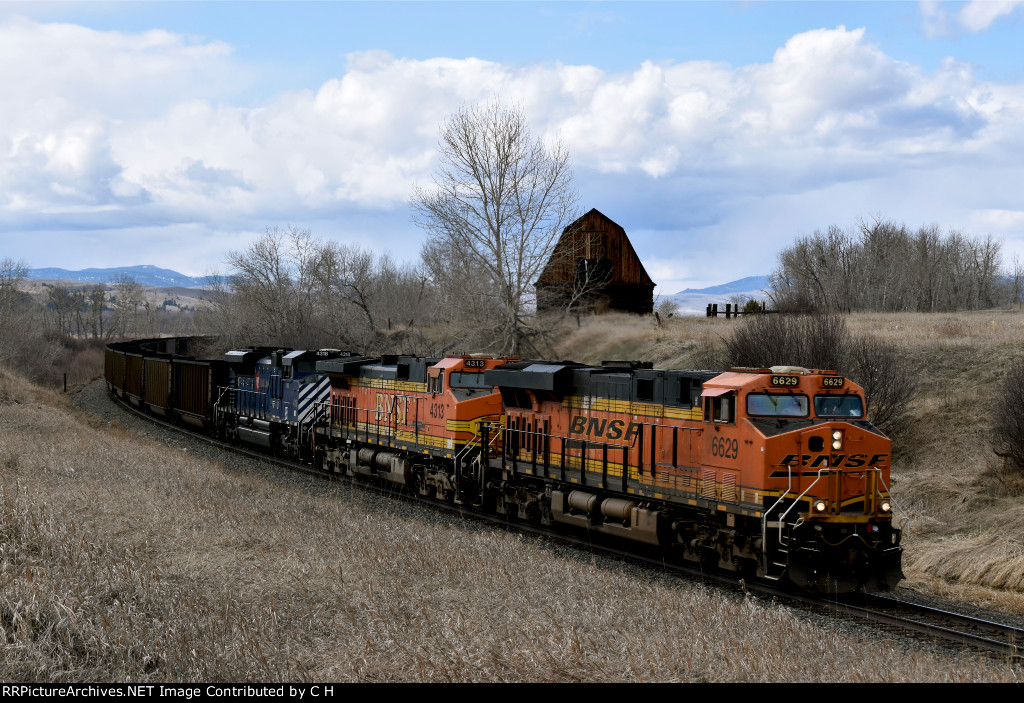 BNSF 6629/4313/MRL 4318